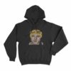 Beanie Portrait Hoodie Black
