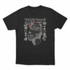 Brain Silhouette T Shirt Black