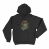 Mushroom Skull Hoodie Black