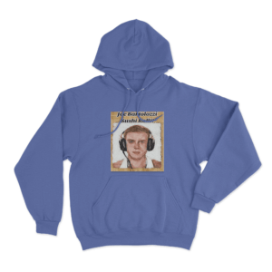 Sushi Portrait Hoodie Blue