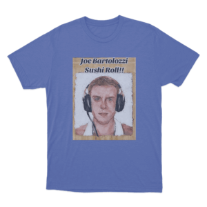 Sushi Portrait T Shirt Blue